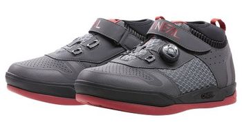 Par de zapatillas mtb o  39 neal session spd v 22 gris   rojo