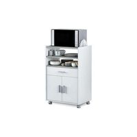 mueble auxiliar tom para microondas con cajon y puertas