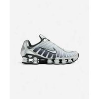 nike deportivas moda shox tl metallic silver para hombre