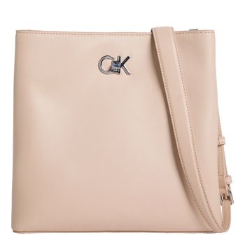 Calvin Klein Bolso tipo saco logo Marrón K60K612803-W75