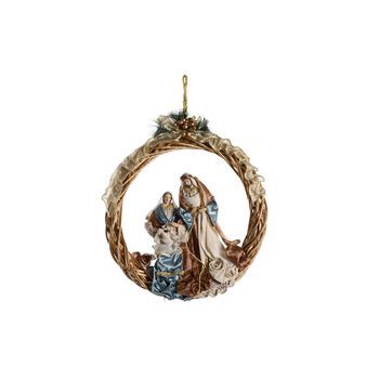 Nacimiento Poliester 50x10x57 Corona Azul