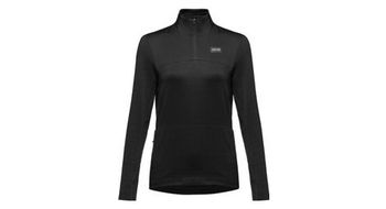 Maillot gore wear everyday mujer manga larga 1 4 zip negro 34 fr
