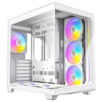 torre antec c5 atx blanco vidrio templado 7 ventiladores 285469400mm sin fuente
