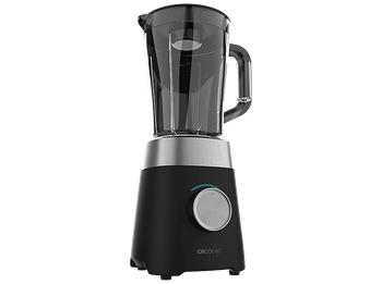 Batidora de vaso - Cecotec Power Black Titanium 1300MAX B, 1300 W, 1.5 l, Pica Hielo, 2 Velocidades, Negro