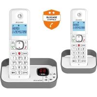 alcatel f860 voice duo telefono dect inalambrico pack 2 terminales contestador