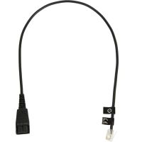 auriculares jabra 8800-00-01 con cable quick disconnect rj10 para uso profesional negro
