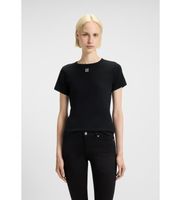 hugo para mujer 50512002 camiseta deloris negro l casual algodon manga corta