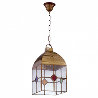 farol granadino 4 caras grande 1xe27 cuerocolores regx20x20 cm