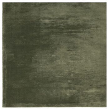 Alfombra Pelo Corto Suave Lavable Huarte Verde Bosque 160x160cm Vidaxl