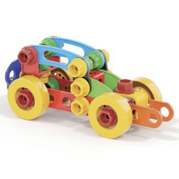Quercetti Kit De Construcción De Juguete 72 Piezas Tecno Jumbo Quercetti