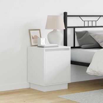 Mesitas De Noche 2 Uds - Mueble Para Dormitorio - Madera De Ingeniería (39x34.5x50cm)