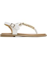 de porronet sandalias planas mujer 3112 blanco
