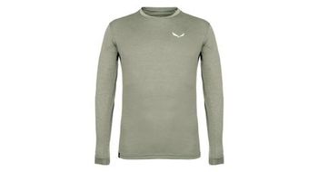 Camiseta de manga larga salewa puez p melange  p gris