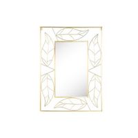 espejo metal espejo 71x1x97 hoja mate dorado