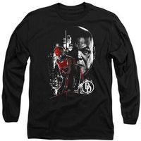 daredevil camiseta manga larga born again para mujer