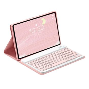 Royal Bailey Rt102 Funda Con Bluetooth Teclado Para Ipad 10.2(2021/2020/2019)/ipad Air 10.5/ipad Pro 10.5 Rosa