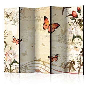 Biombo - Melodies Of Butterflies Ii (225x172 Cm)
