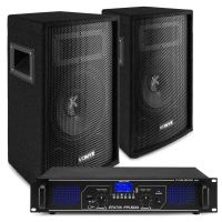 sistema sonido vonyx sl8 500w rms bluetooth amplificador fenton fpl500