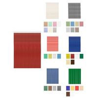 jardin202 - cortinas de exterior impermeables  cortinas antimoscas para terrazas y porche  90 x 240 cm karla - rojo  90 x 240 cm karla - rojojardin202