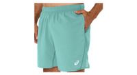pantalones cortos asics core run 7in verde hombre