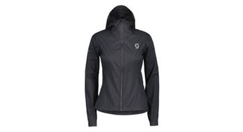 Chaqueta cortaviento scott explorair negra  mujer