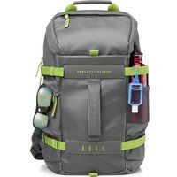 hp odyssey 156 laptop backpack - grey  green grey