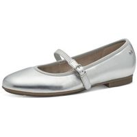 tamaris bailarinas bailarinas 82107 piel plata para mujer