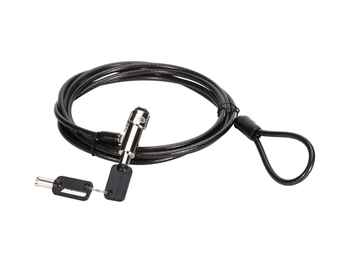 CABLE DE SEGURIDAD CONCEPTRONIC CUSTODIO02BN NANO POR LLAVE 1.8M
