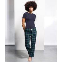 skinni fit pantalones tartan para mujer