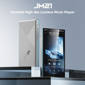 FiiO JM21(3+32GB) Android 13 Reproductor de música de alta resolución MP3 con Snapdragon 680, Bluetooth WiFi USB DAC 12.5H Tiempo de reproducción