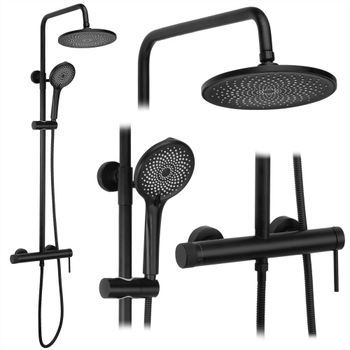 Conjunto De Ducha Rea Js-h7023b Black