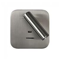 aplique de pared led giotto ii 3w