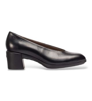 Wonders para mujer. H-6701_2525_5792 Zapatos de Piel Reghost 01 Negro (36), 3 a 5cm, Ninguno, Casual, Clásico