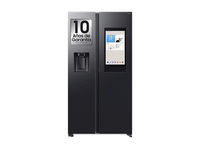 frigorifico americano - samsung family hub bespoke ai rs90f66befef twin cooling 1784 cm 614 l dispensador agua y hielo balda botellero grafito