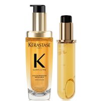 kerastase elixir ultime lhuile originale hair oil 75ml for all hair types with 75ml refill bundle