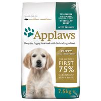 applaws puppy small  medium breed - chicken - 75kg