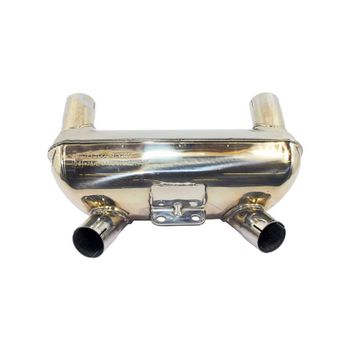 Caja de expansión del tubo de escape Moto Guzzi 1100 Sport cromo