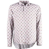 sl56 camisa manga larga colletto cotone para hombre