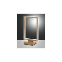 lampara de mesa led bard 15w oro mate 3394-30-225 fabas luce