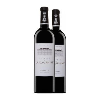 Château De La Dauphine Vino Tinto Fronsac Crianza 75 Cl 15% Vol. (pack De 2 Unidades)