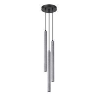 lampara de techo gris concreto alt 117 cm