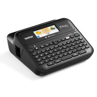 desktop electronic label maker with color screen keyboard con ne