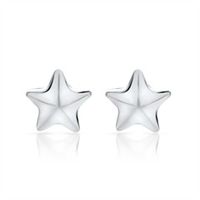 pendientes estrella de plata 925