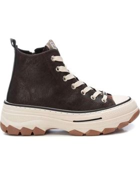 de REFRESH ZAPATILLAS ALTAS PARA MUJER - ZAPATILLAS ABOTINADAS CON PLA METáLICO