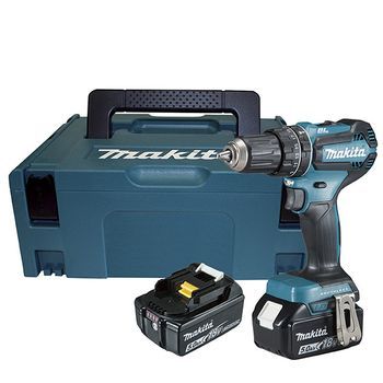 Taladro Percutor Bl 18v Lxt 50nm 5a - Makita - Dhp485rtj