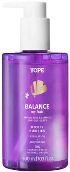 YOPE Champú Natural con Aminoácidos Cuero Cabelludo Graso 300 ml
