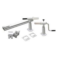enrollacobertor kokido solaris ii piscinas de 225 cm hasta 550 cm de ancho tubos hexagonales de aluminio