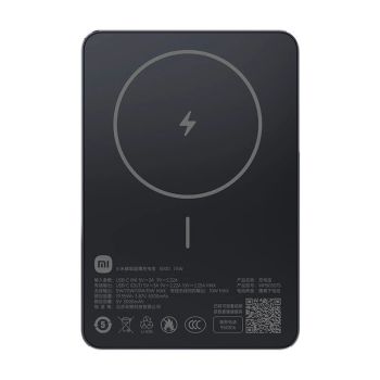 Xiaomi 7.5W 19.35Wh 5000mAh Banco de energía externo magnético con 1 entrada y 2 salidas admite PD2.0 3.0 QC2.0 3.0 3+ B