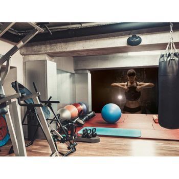 Fotomural Gimnasio Chica Body Pump 400 X 300 Cm