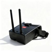 gafas fpv slonwake de 3 pulgadas 58 ghz 56ch ultra baja latencia dvr fpv auricular con 2 antenas microfono integrado
